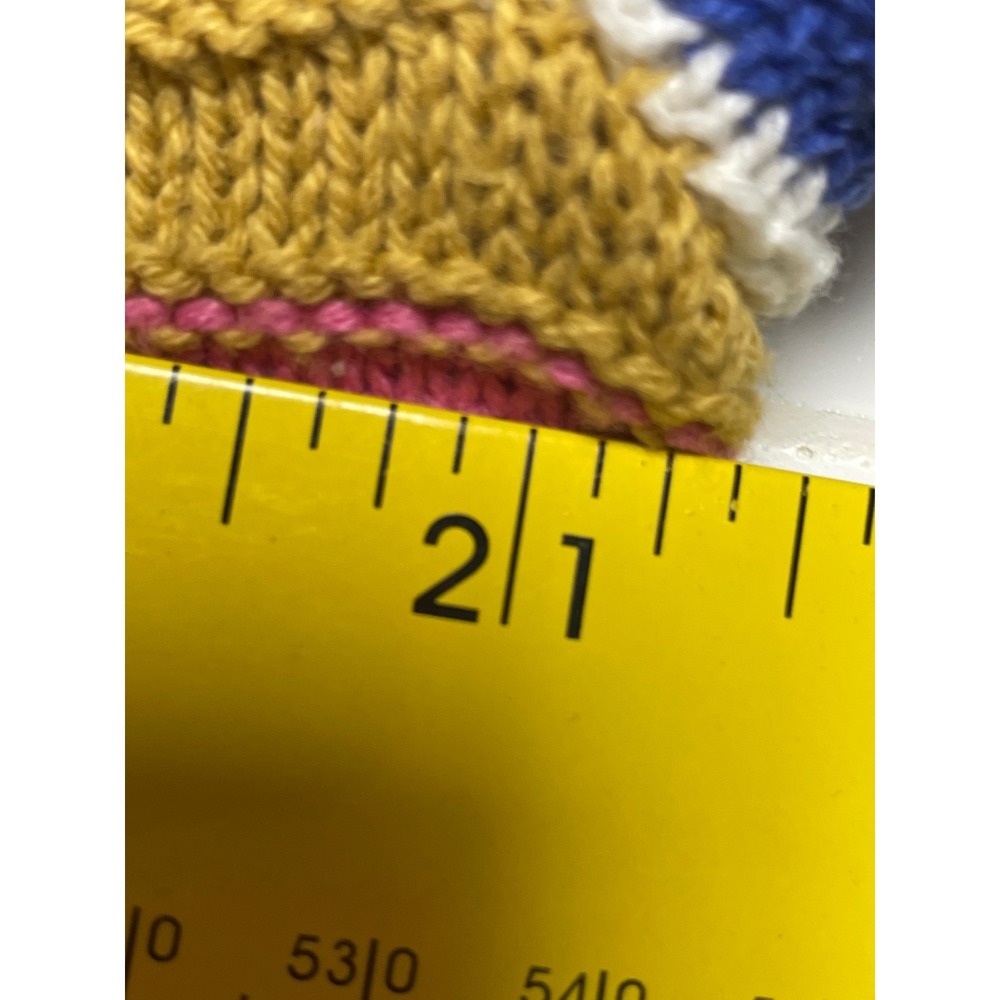 Hem & Thread Colorblock Striped Knit Sweater Women's Large - Picture 9 of 10